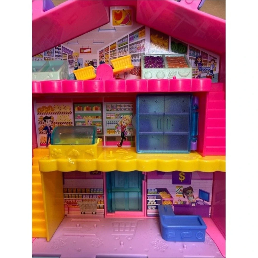 Polly Pocket 35th Anniversary‎ Pollyville Fresh Market Playset Only Mattel Toy